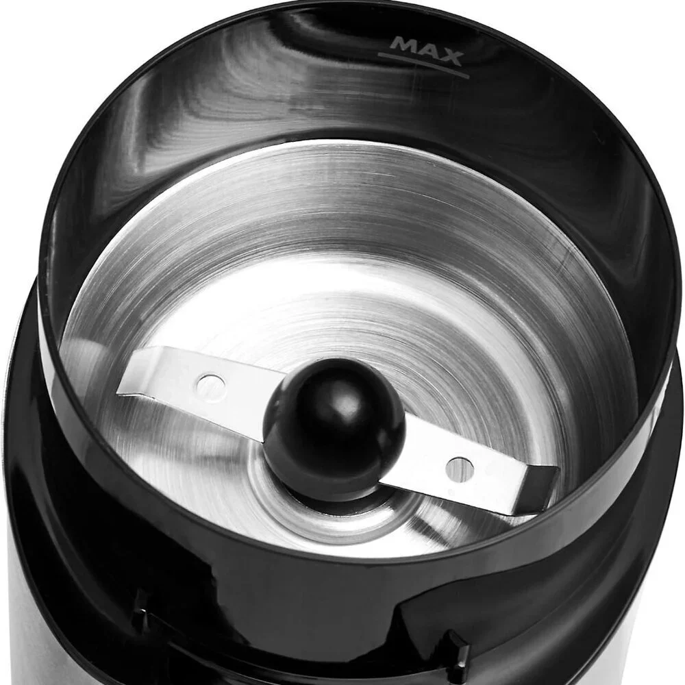 Electric Coffee Grinder Stainless Steel for Beans Spices Herbs Nuts